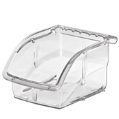 Clear, 5-3/8" x 4-1/8" x 3-1/4" Bin (16 Per Carton)