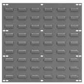 Grey, 19" x 18" Louvered Wall Panel