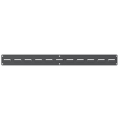 Grey, 31-15/16" x 3" Single Row Louvered Wall Panel
