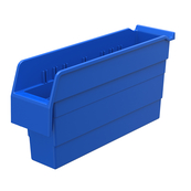 Blue, 15-5/8" x 4-1/8" x 8" Shelf Bin (8 Per Carton)