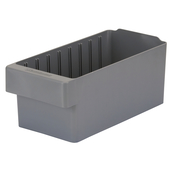 Grey, 12" x 5-9/16" x 4-5/8" Drawer Bin (6 Per Carton)