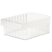 Clear, 12" x 8-3/8" x 4-5/8" Drawer Bin (4 Per Carton)