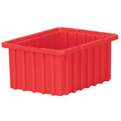 Red, 10-7/8" x 8-1/4" x 5" Dividable Grid Container (20 Per Carton)