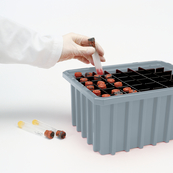Grey, 22-3/8" x 17-3/8" x 10" Dividable Grid Container (2 Per Carton)