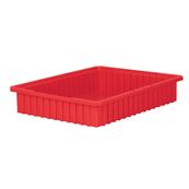 Red, 22-3/8" x 17-3/8" x 4" Dividable Grid Container (6 Per Carton)