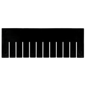 Black, Short Dividers For The A33162 (Package of 6)