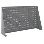 Grey, 36" x 8" x 20" Louvered Bench Rack