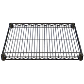 Black Epoxy, 14" x 24" Wire Shelf