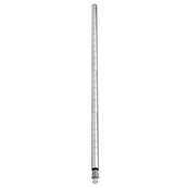 Chrome, 34" Upright Post