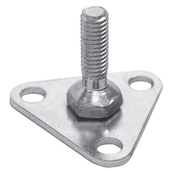 Steel, Foot Plate for AK Series Posts