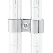 Chrome, 1/2" Post Clamp