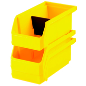 Yellow, 7-3/8" x 4-1/8" x 3" Hanging, Stacking and Nesting Bin (Equivalent Size To 30220)