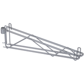 Chrome, 18" Double Post Bracket