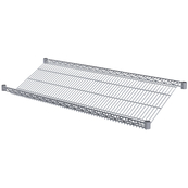 Chrome, 18" x 48" Slanted Wire Shelf