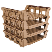 Beige, 27" x 23" x 6", Multi-Purpose Convertible Tray (Alt. M/N: C19932)