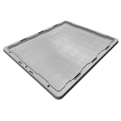 Grey, 24" x 20" Lid for DL24201202M, DL24201202MILL and DL24201200MILL Container, Used