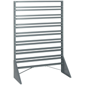 Grey, 36" x 15" x 53", 1 Side, 16 Rail Rack