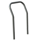 Black, 18" Open Style Outside Deck Sway Back Handle (Fits 24" x 48" Deck)