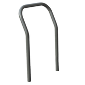 Black, 24" Open Style Outside Deck Sway Back Handle (Fits 30" x 60" Deck)