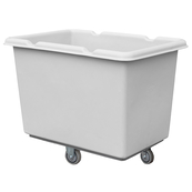 Grey, 39" x 27" x 31", 4" Diamond Casters,  10 Bu. / 12 Cu. Ft., 800lb Cap., Heavy Duty Starcart
