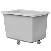 Grey, 41" x 29" x 32", 4" Diamond Casters,  12 Bu. / 15 Cu. Ft., 800lb Cap., Heavy Duty Starcart