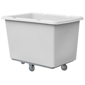 Grey, 43" x 31" x 33", 3" Diamond Casters,  14 Bu. / 16 Cu. Ft., 400lb Cap., Heavy Duty Starcart