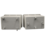 Grey, 43" x 31" x 34", 4" Corner Casters,  14 Bu. / 16 Cu. Ft., 800lb Cap., Heavy Duty Starcart