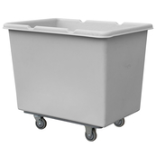Grey, 43" x 31" x 34", 4" Corner Casters,  14 Bu. / 16 Cu. Ft., 800lb Cap., Heavy Duty Starcart