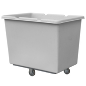 Grey, 43" x 31" x 36", 4" Diamond Casters,  16 Bu. / 19 Cu. Ft., 800lb Cap., Heavy Duty Starcart