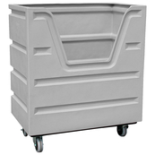 Grey, 48" x 28" x 55", 6" Corner Casters, 30 Bu. / 37 Cu. Ft., 1000lb Cap., Bulk Handling Starcart