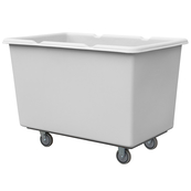 Grey, 53" x 35" x 38", 5" Corner Casters,  19 Bu. / 24 Cu. Ft., 800lb Cap., Heavy Duty Starcart