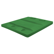 Green, Lid for TS4800 Nesting Forklift Bin
