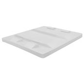 White, Lid for TS4800 Nesting Forklift Bin