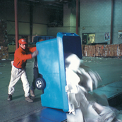 Blue, 72" x 35.5" x 40", 12" and 6" Casters, 32 Bu. / 39 Cu. Ft., 1500lb Cap., Next Gen Starcart
