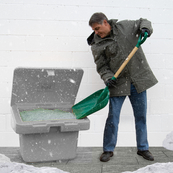 Grey, 30" x 24" x 23", 5.5 Cu. Ft. / 500lb Cap., SOS Storage Bin